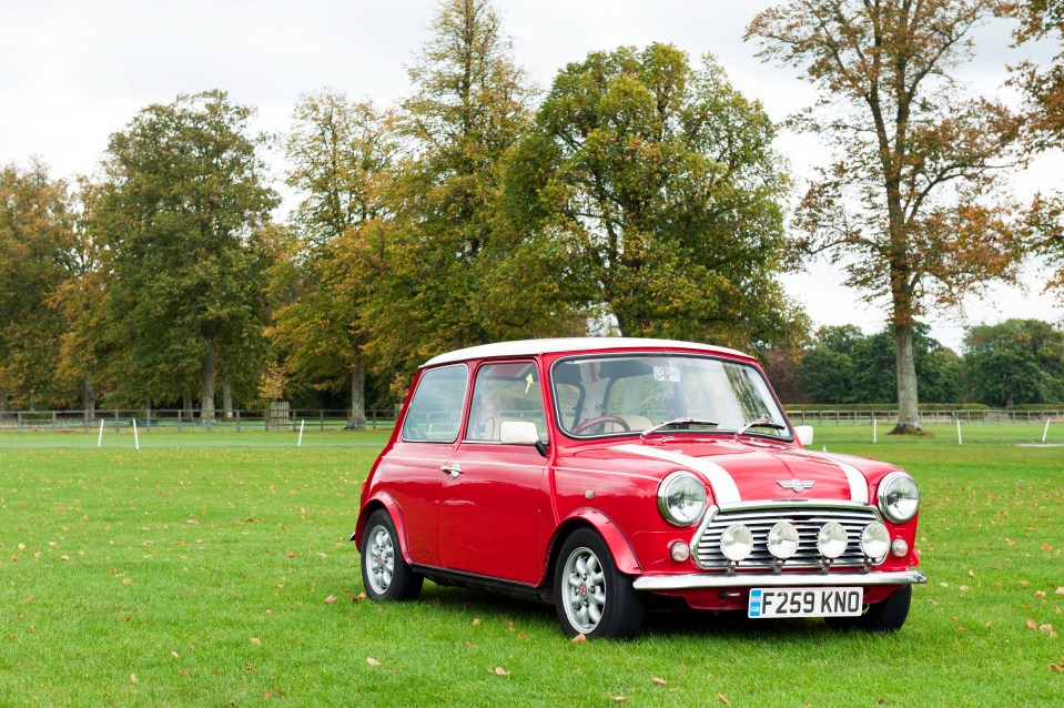 The much-loved Mini Cooper has been named the most iconic British car