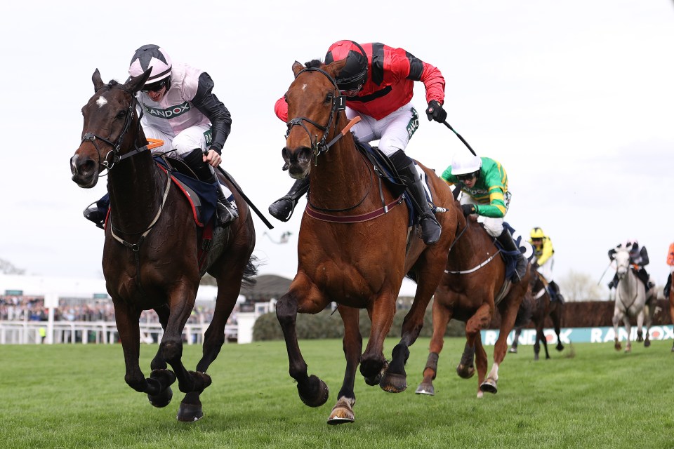 The Novices' Chase has concluded on Grand National day at Aintree