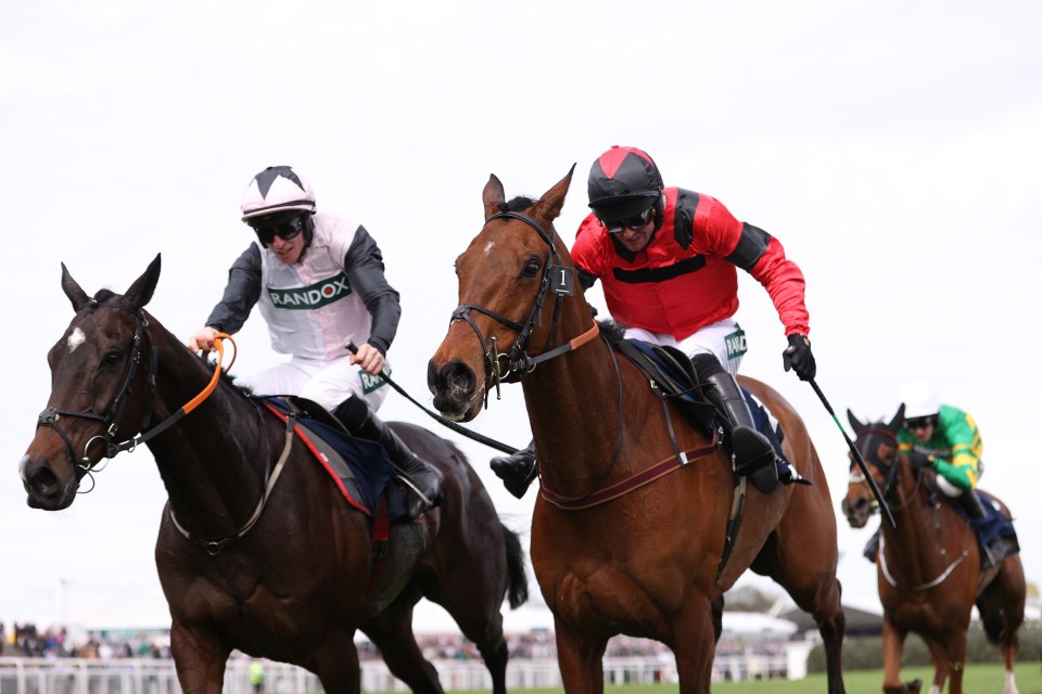 The Liverpool Hurdle has concluded at Aintree on Grand National day