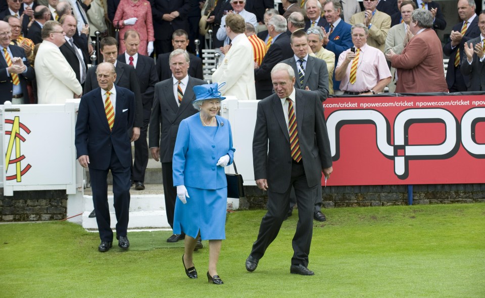 Derek became Marylebone Cricket Club president in 2008