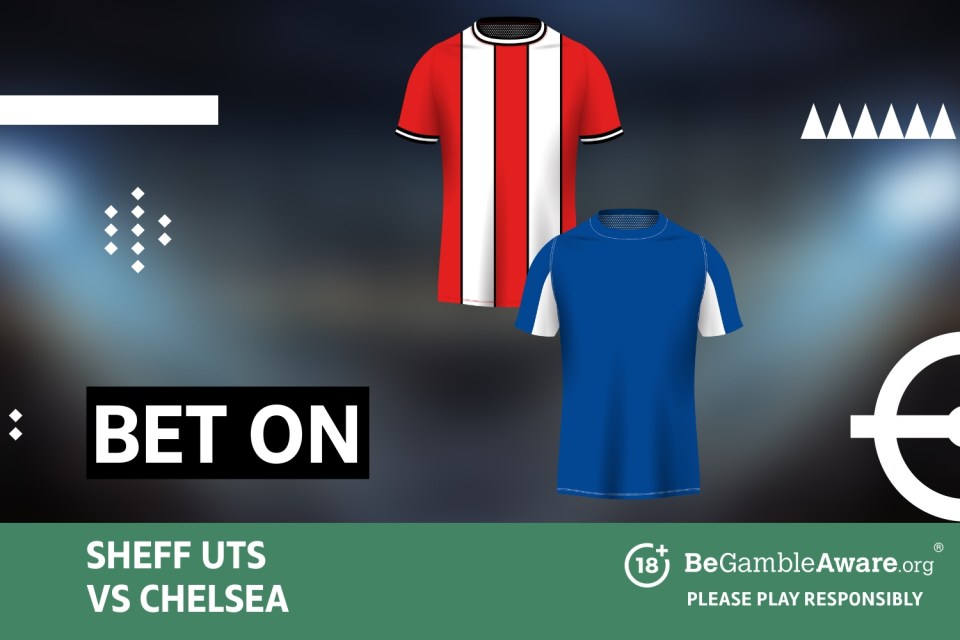 Bet on Sheffield United vs Chelsea. 18+ BeGambleAware.org - Please play responsibly.