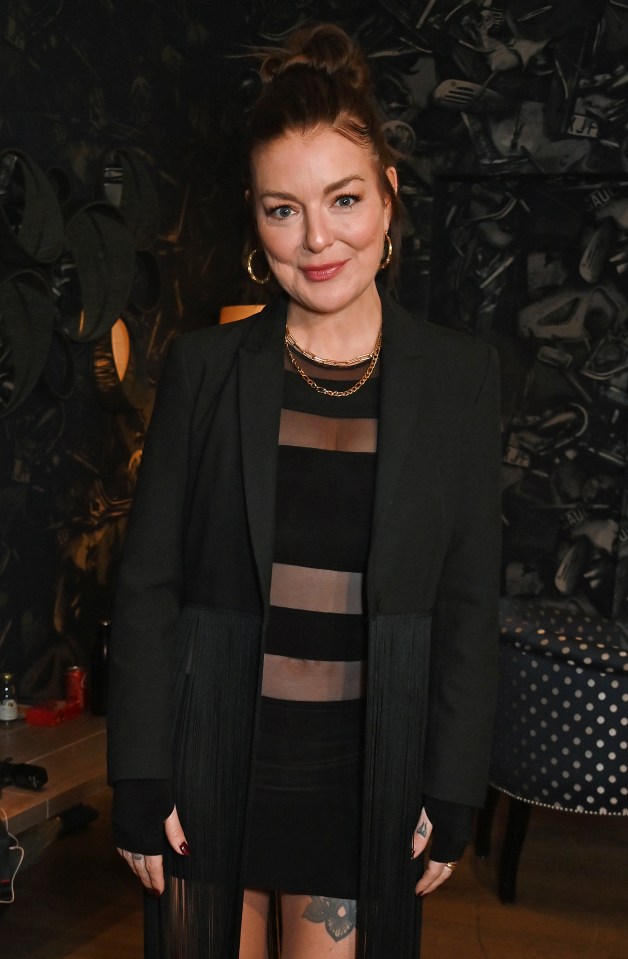 Sheridan at the press night and afterparty for the show at The Ham Yard hotel