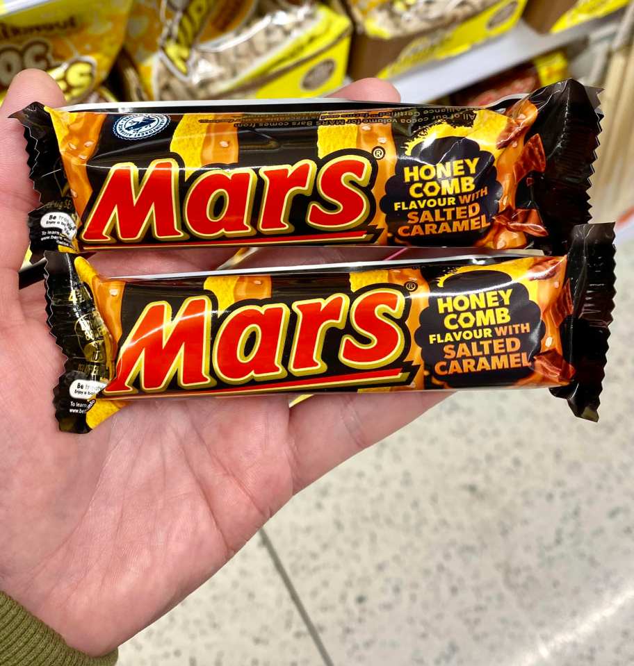 Honeycomb Salted Caramel Mars Bars are back on shop shelves