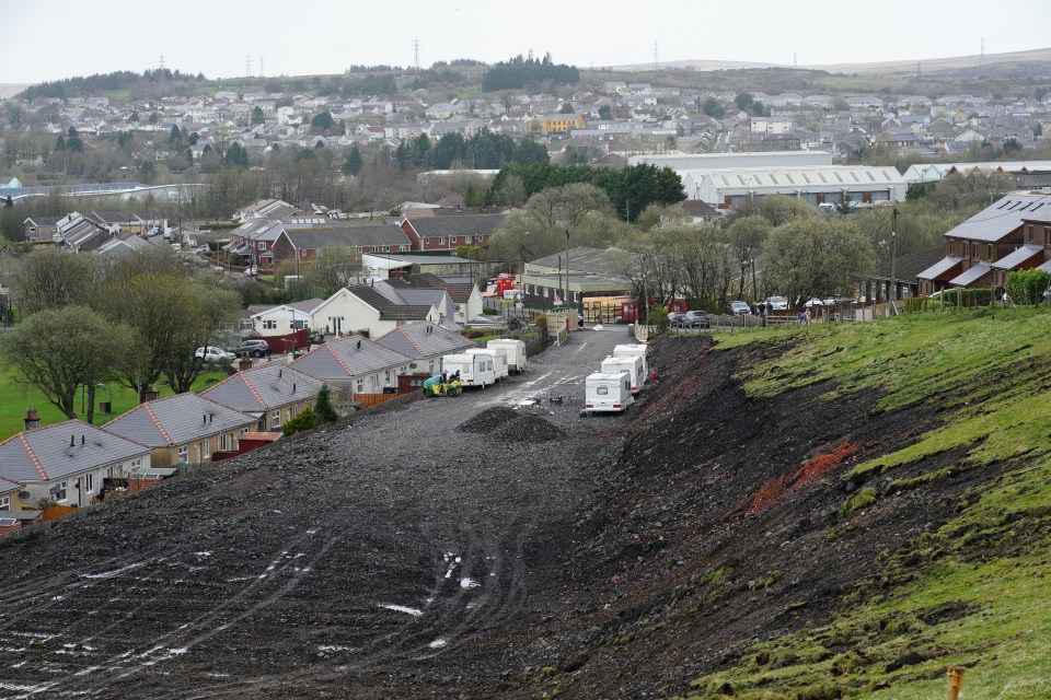 Residents living on a Welsh hillside say they fear works near their homes could result in another Aberfan disaster