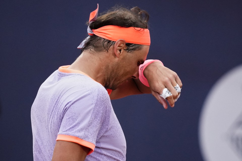 Rafael Nadal was beaten by Alex De Minaur