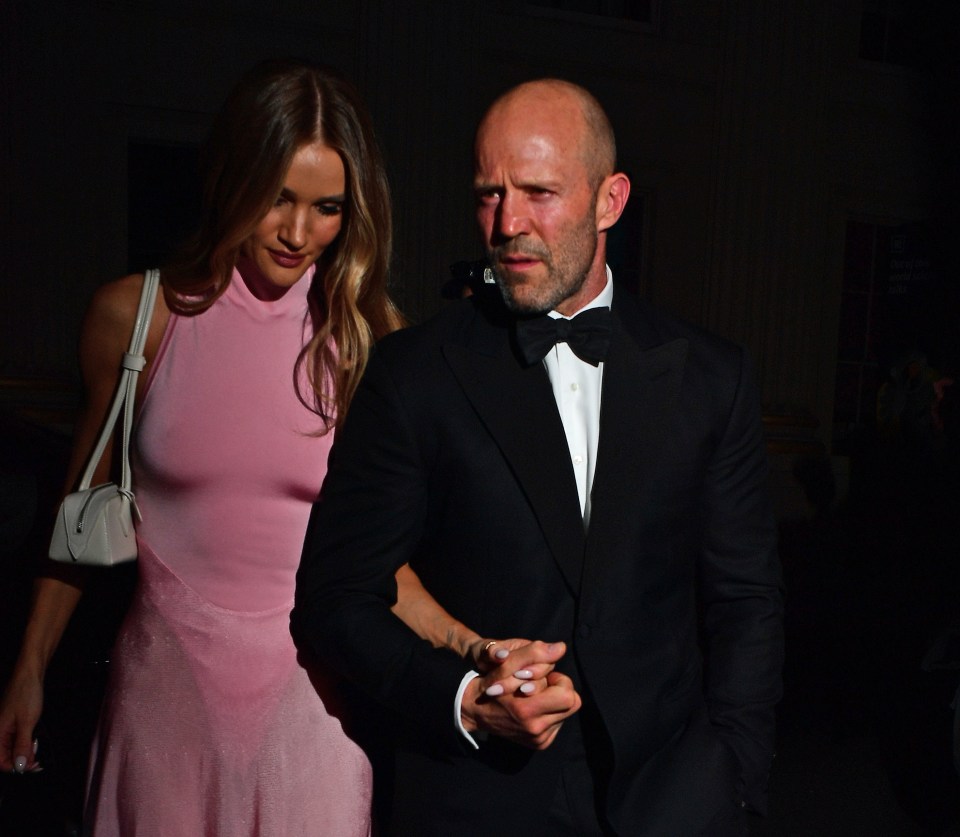 Jason Statham and Rosie Huntington-Whitely were among the attendees