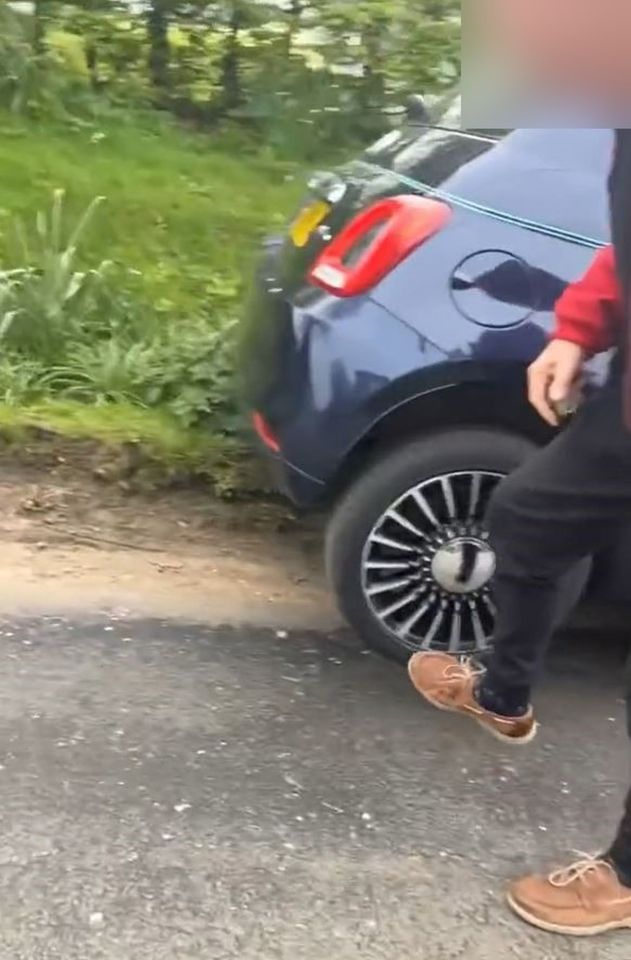 A motorist has been slammed for the 'worst parking ever' by TikTok viewers