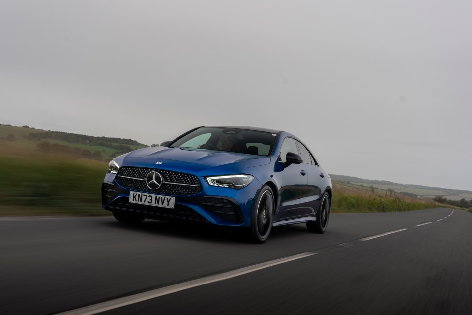 Another Mercedes, the CLA, made the top five