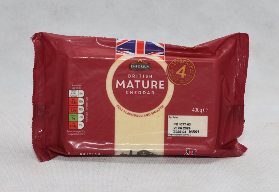 Aldi's cheddar has a strong all-rounded flavour - but it wasn't crowned the winner