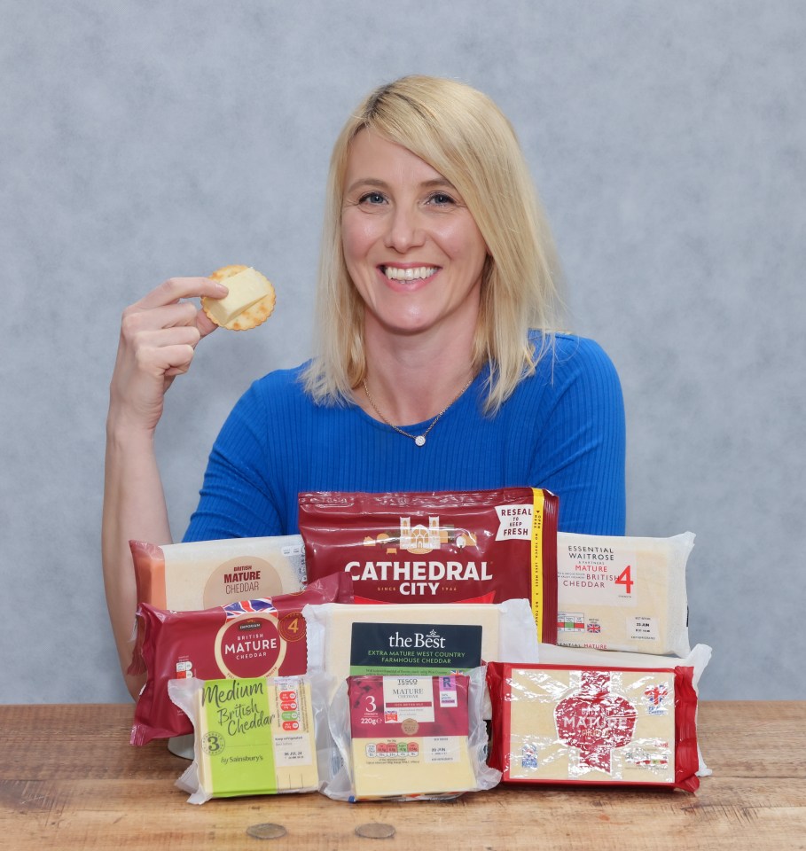 Sun Money's Lynsey Hope has tested cheddar cheeses at supermarkets