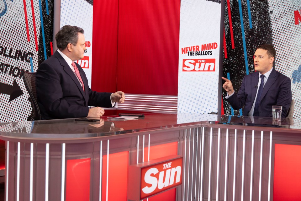 Streeting was grilled by Sun Political Editor Harry Cole