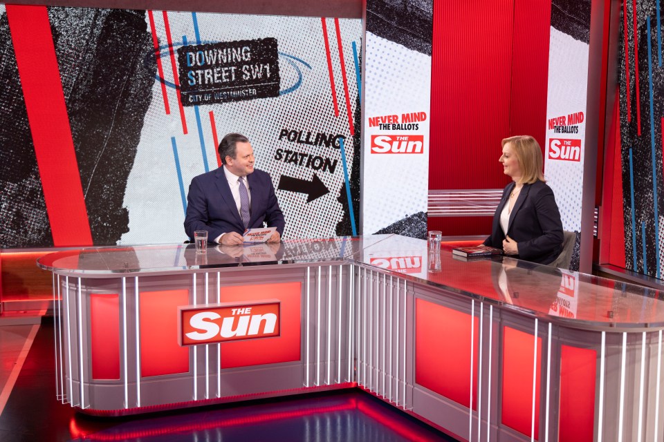 Ms Truss was grilled by The Sun's Political Editor Harry Cole