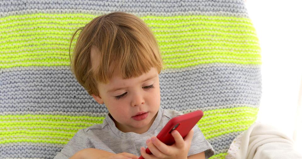 A  quarter of five to seven-year-olds actually own their own phone