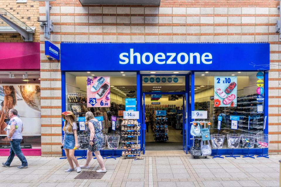 Shoezone is permanently closing two of its branches with one shutting in weeks