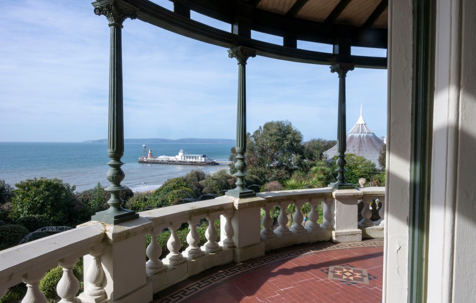 The museum has incredible views of the sea and Bournemouth Pier