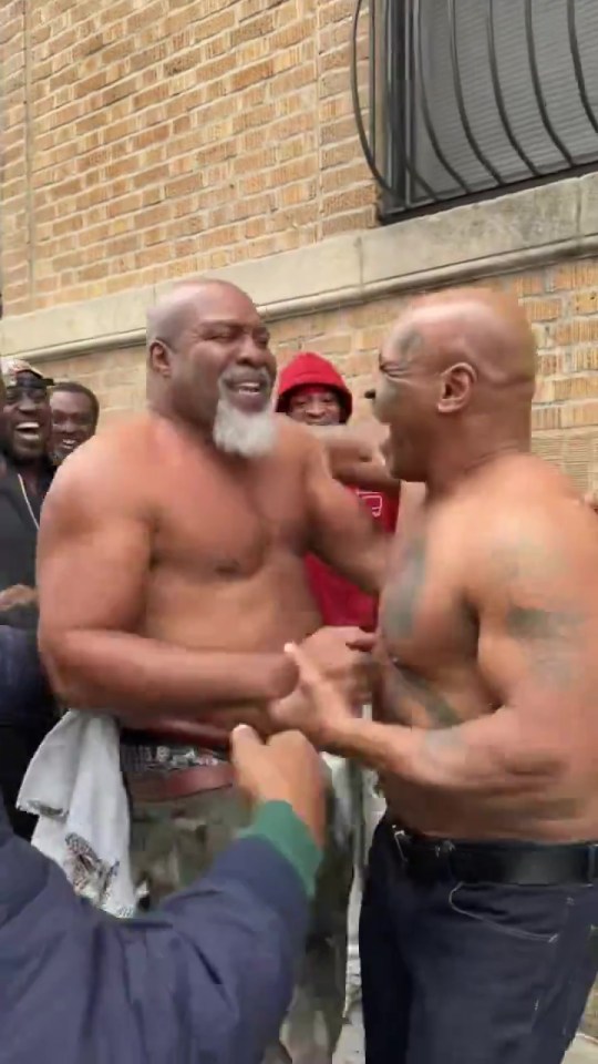 Mike Tyson and Shannon Briggs were involved in a New York street brawl