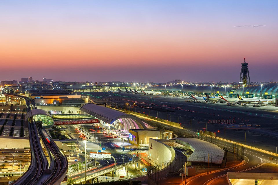 A view of DXB in the United Arab Emirates.