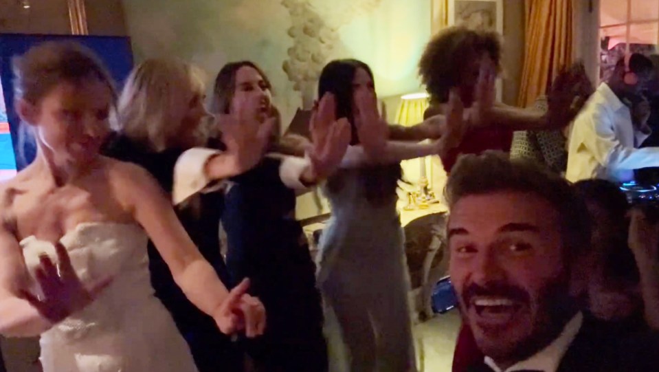 The viral video of the Spice Girls dancing could get him in trouble with the members club