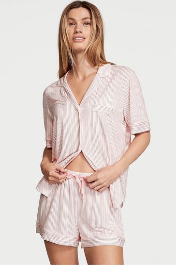 Victoria’s Secret Modal Short Pyjamas (pictured) sell for £55 - compared to the £18 Primark pair