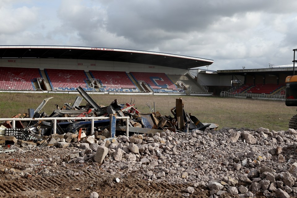 The ground was the home of Rushden & Diamonds