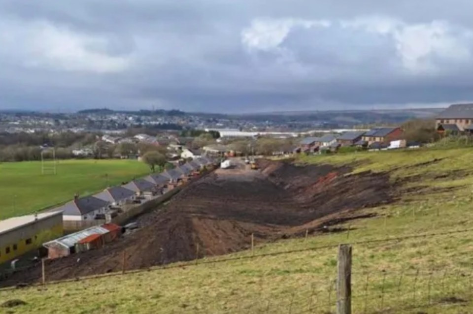 Traveller families had started undertaking the work to make way for their caravans