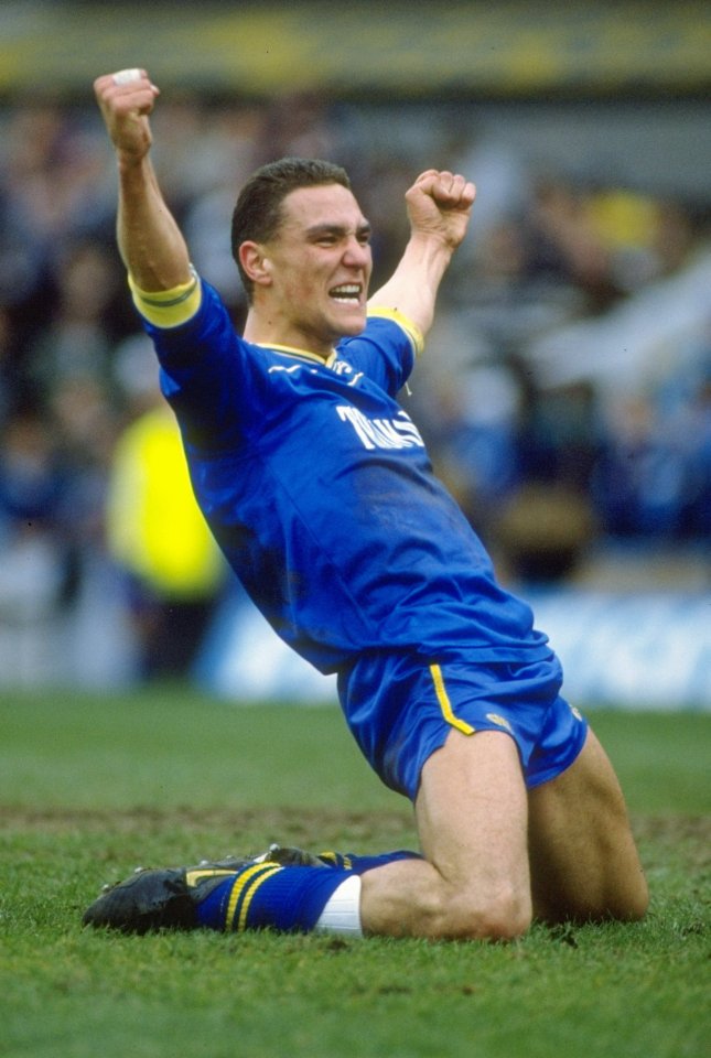 The star playing for the Wimbledon crazy gang in 1988