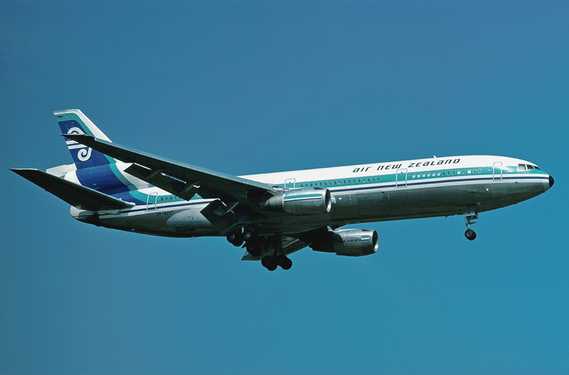 The Air New Zealand DC-10 involved in the accident