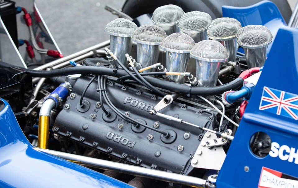 The Tyrell P34 originally raced during the 1976 and 1977 seasons