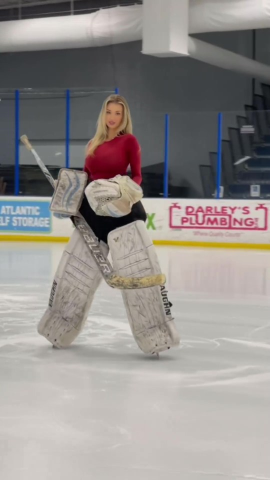 She occasionally still makes her way out onto the ice