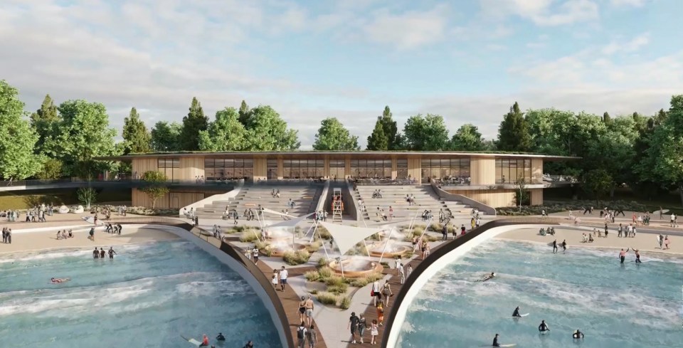 The surf lagoon would be the first of its kind in the world according to developers