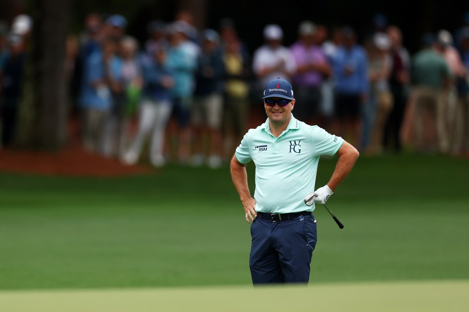 The American golfer was not impressed after he triple-bogeyed a hole