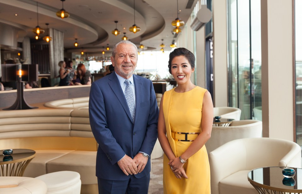 Susie Ma received a £250,000 investment from Lord Alan Sugar