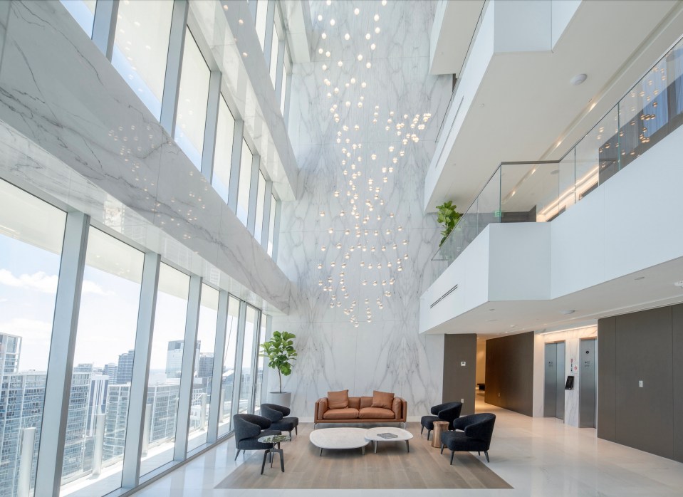 The residential building has seven penthouses and variety of condos