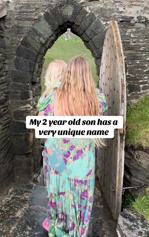 But she says her son’s name suits him ‘perfectly’