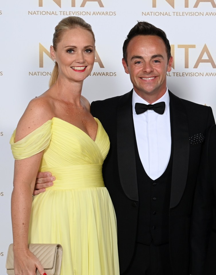 Ant and new partner Anne-Marie Corbett recently welcomed their first child