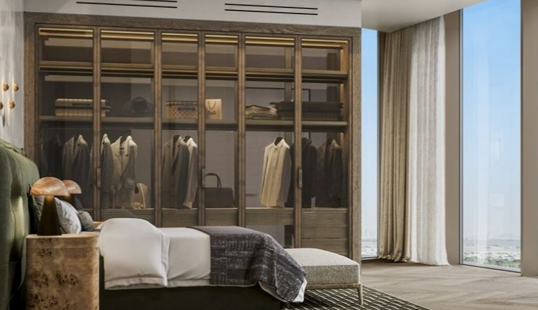 Wellness wardrobes will be stocked in every room