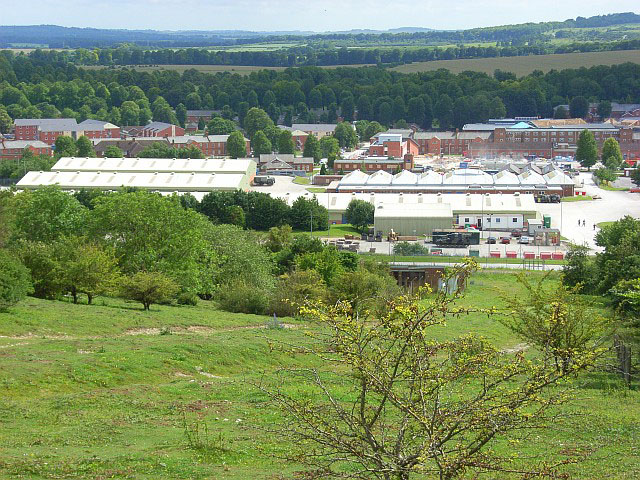 Tidworth Camp, in Wiltshire, where two soldiers have died in the last year