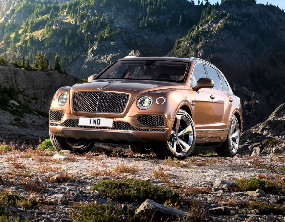 The stunning Bentley Bentayga was the car giant's first foray into the SUV market