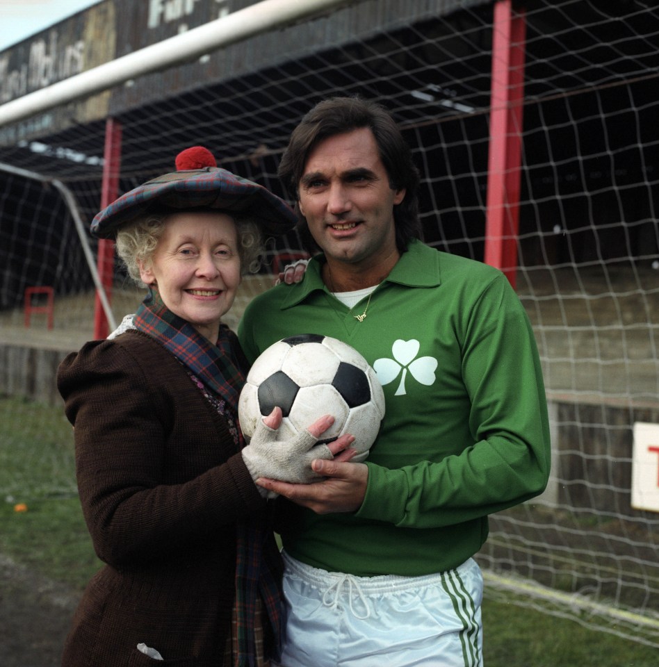 She starred alongside George Best