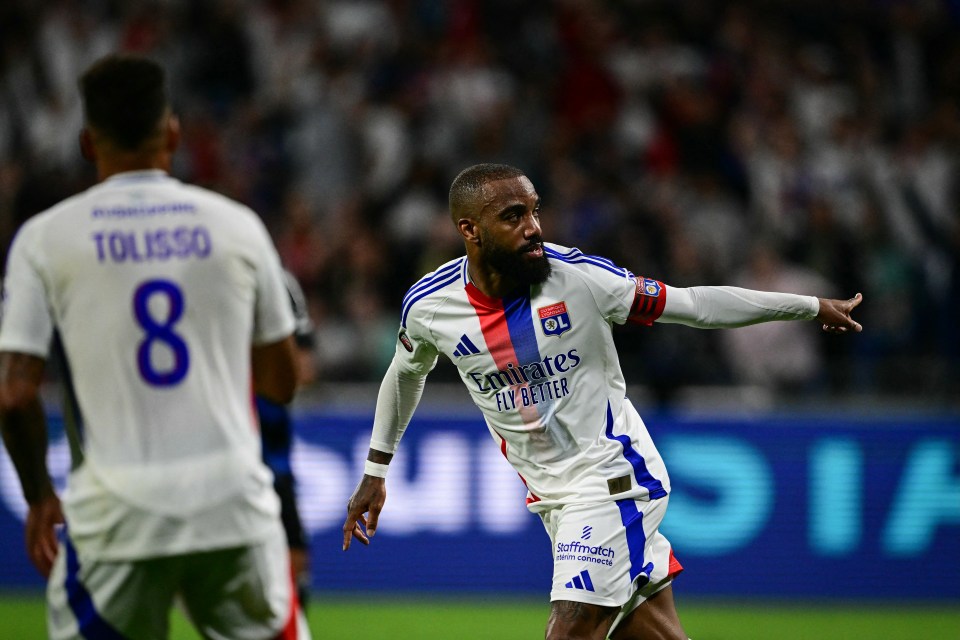 Only one player scored more Ligue 1 goals than Lacazette in 2023/24