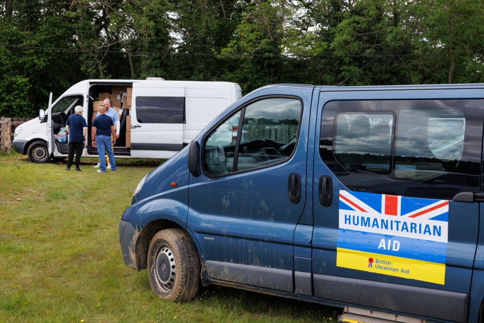 Twenty vehicles have been dispatched to the Eastern European nation, with another 13 en route