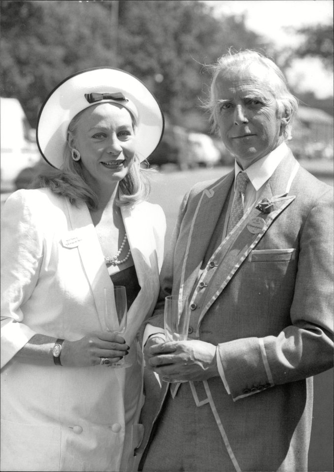 The 8th Marquess Of Ailesbury and partner Teresa Marshall De Paoli