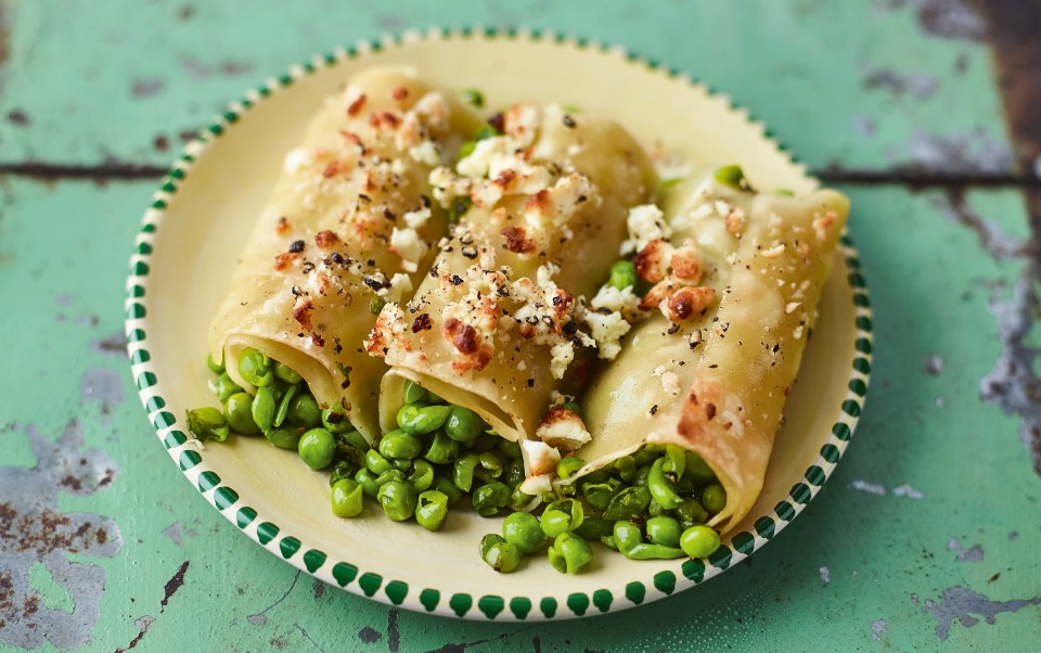 Miguel's Bacon & Asparagus Tagliatelle makes great use of a freezer staple