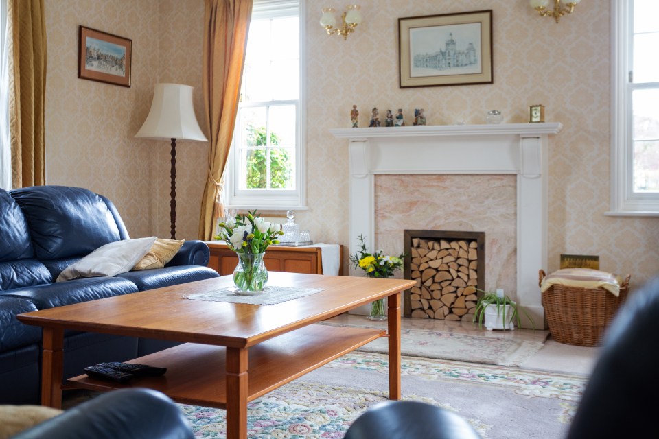 The five-bedroom property is in the pretty village of Sparsholt, Oxfordshire