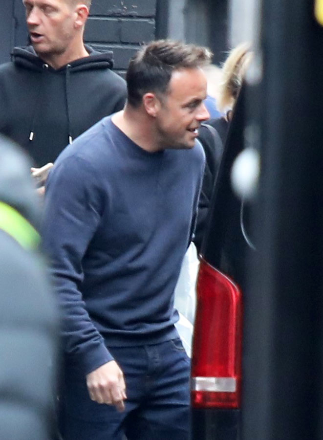 Ant McPartlin was thrilled to see his wife and newborn baby turn up at BGT today