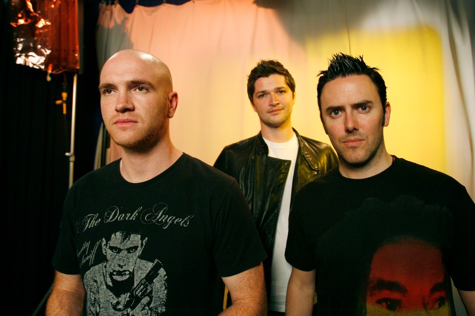 The trio along with Glen Power, right, are known for tracks including Breakeven and Hall Of Fame