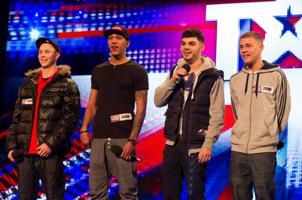 Boyband The Mend made the finals on BGT back in 2012