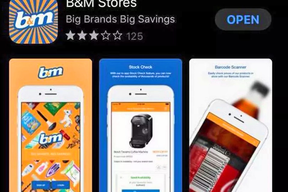 The B&M app can help you find bargains beyond scanning the barcode