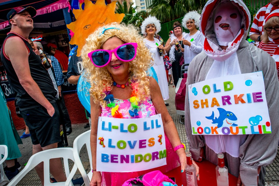 Locals in Benidorm have also become fed up of boozy tourists