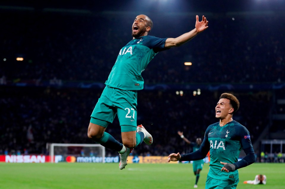 It was truly Lucas Moura's night in Amsterdam